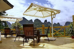 桂林漓江云雾山庄相册 纺织品遮篷的优雅设计